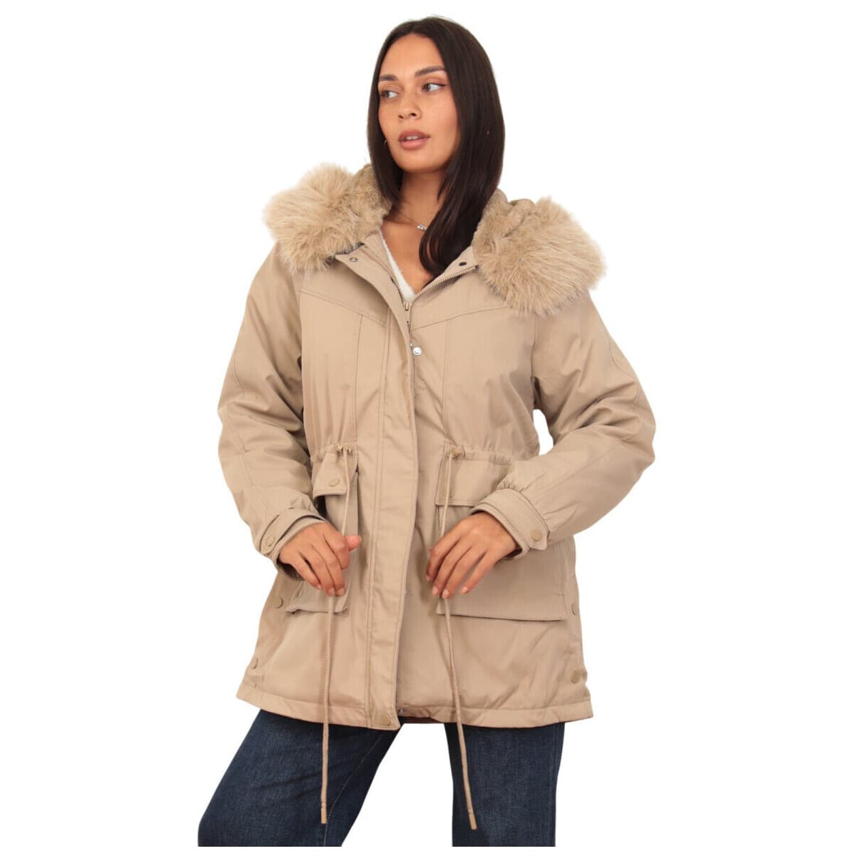 Women's Coats La Modeuse Beige