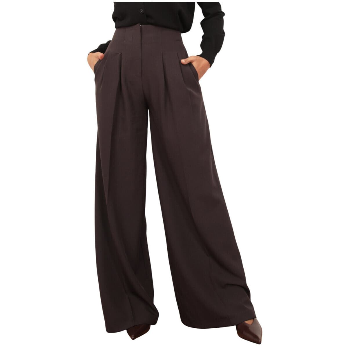 Women's Pants La Modeuse Brown
