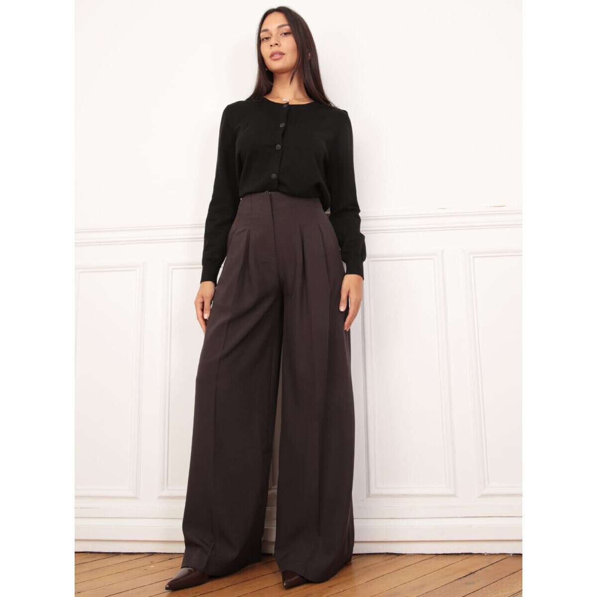 Women's Pants La Modeuse Brown