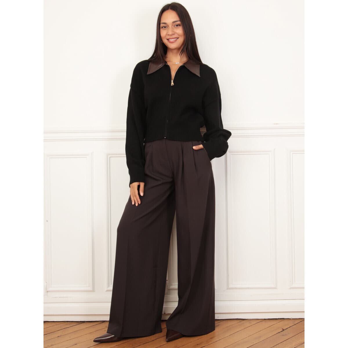Women's Pants La Modeuse Brown