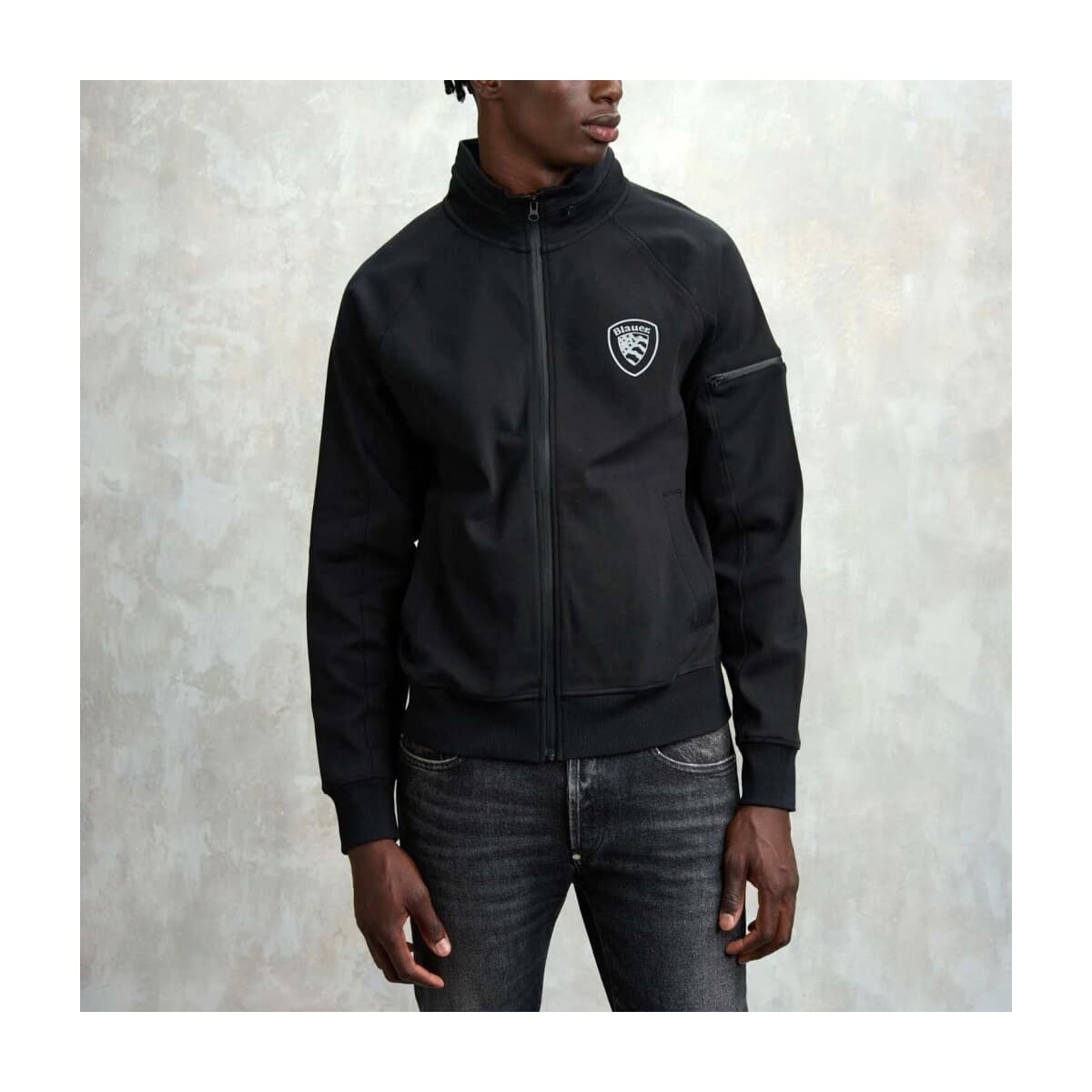 Men's Cardigans Blauer Black