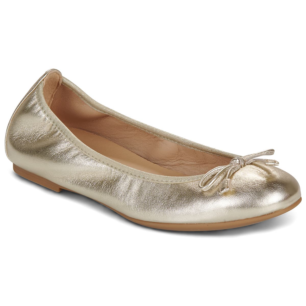 Women's Ballet Flats Unisa Gold