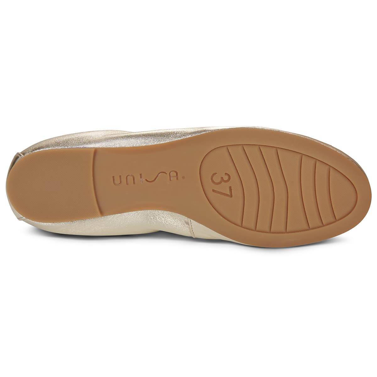 Women's Ballet Flats Unisa Gold
