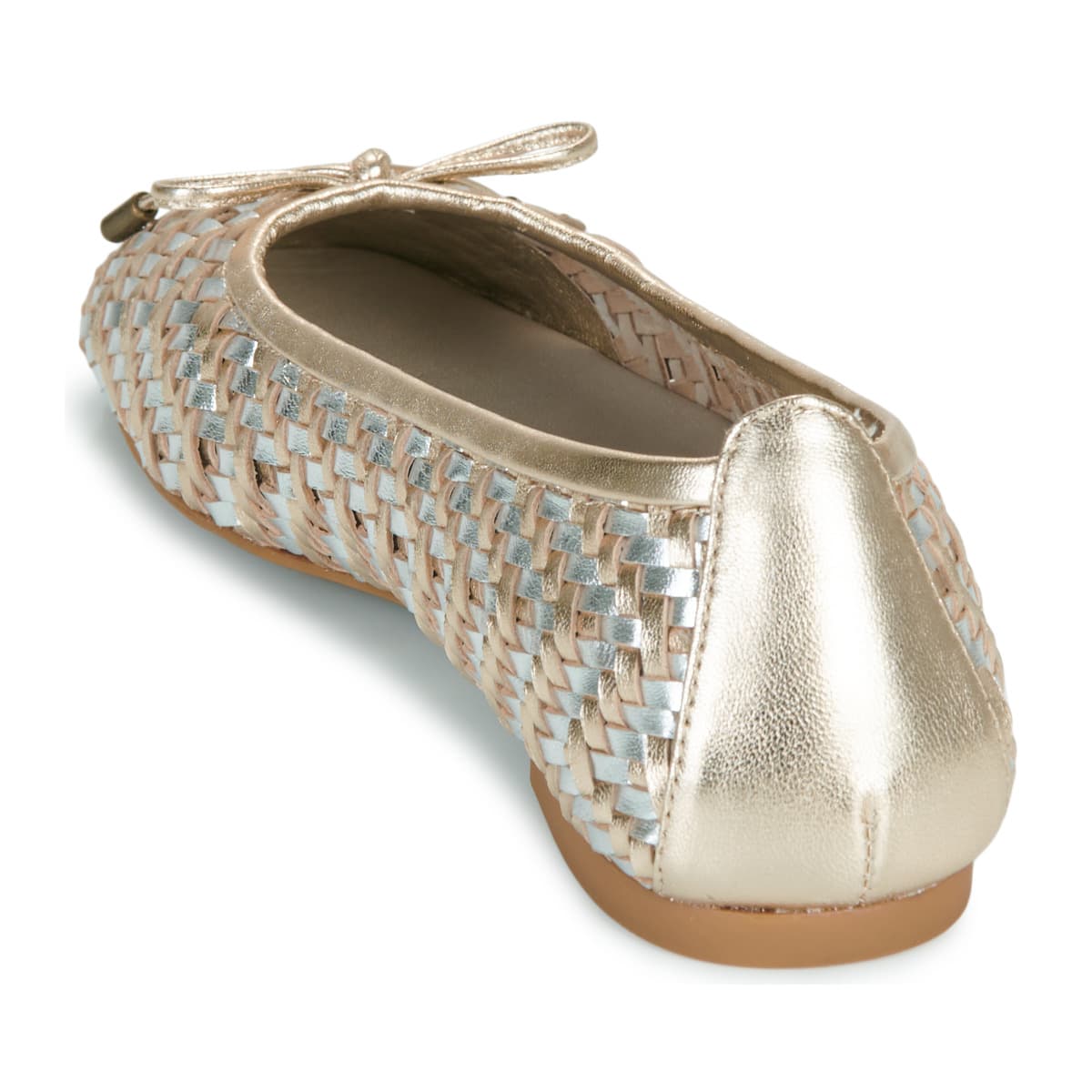 Women's Ballet Flats Unisa Gold