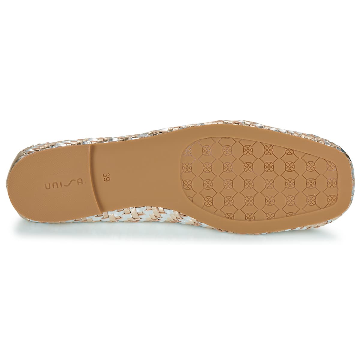 Women's Ballet Flats Unisa Gold