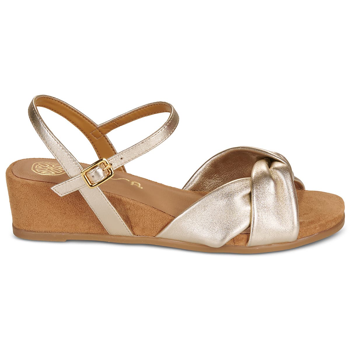 Women's Platforms Unisa Gold