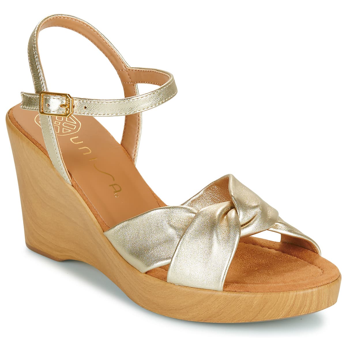 Women's Platforms Unisa Gold