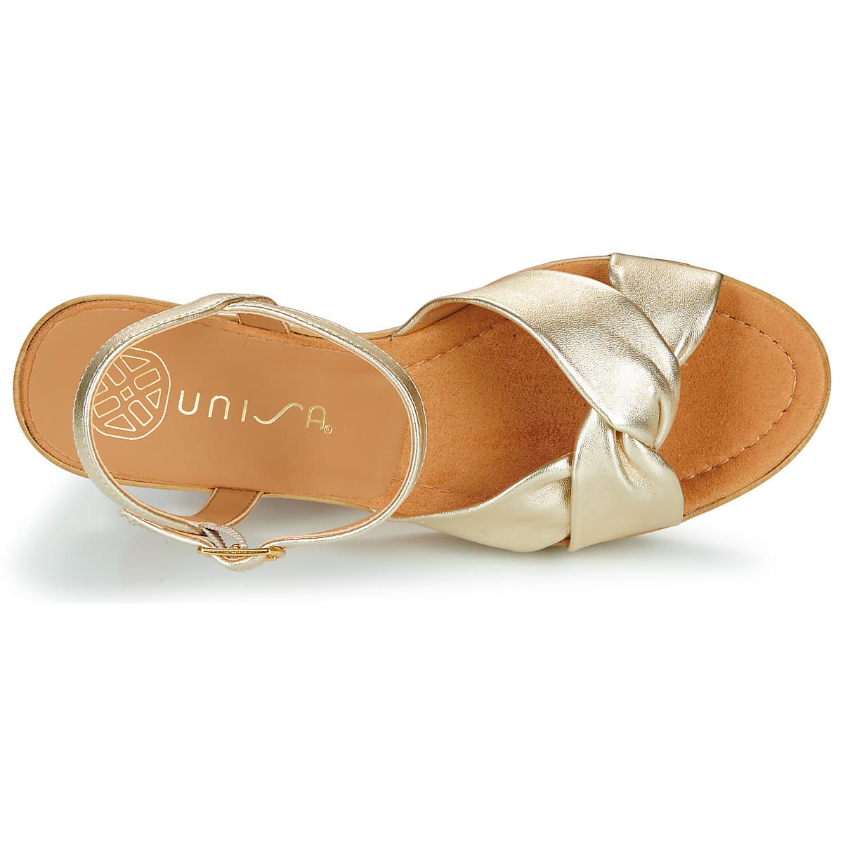 Women's Platforms Unisa Gold