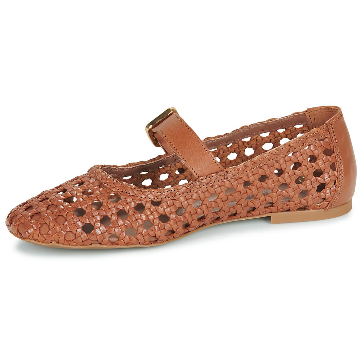 Women's Ballet Flats Unisa Brown