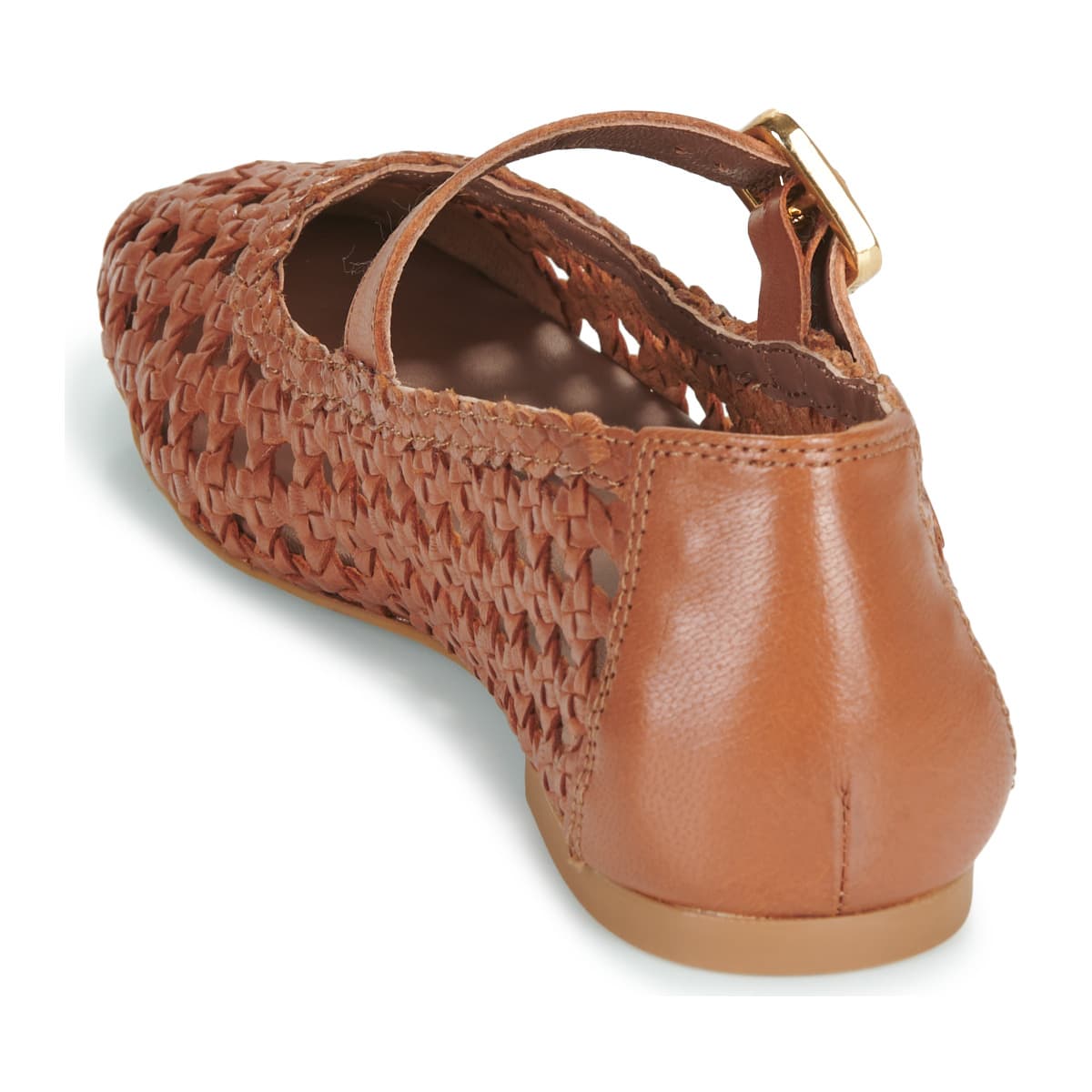 Women's Ballet Flats Unisa Brown