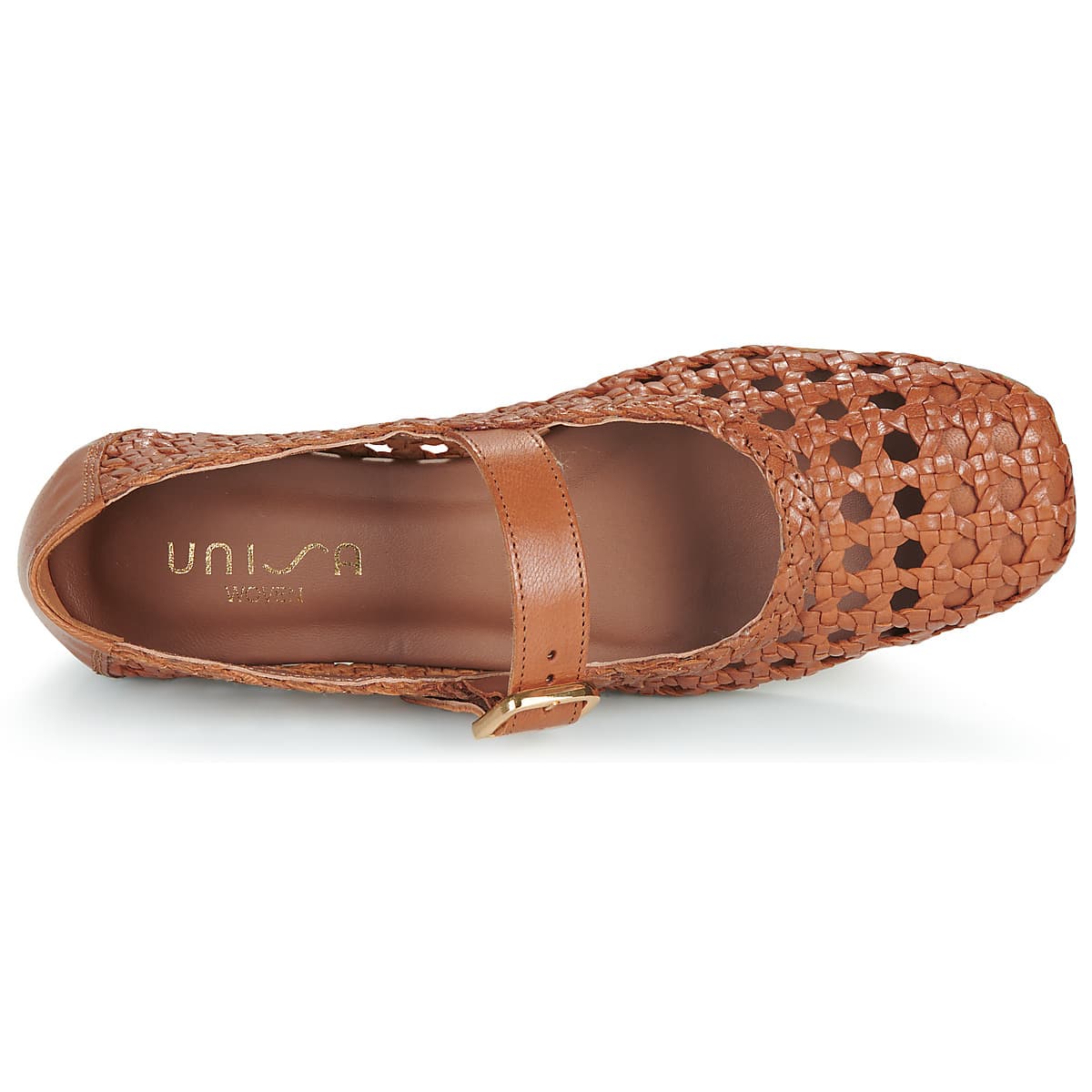 Women's Ballet Flats Unisa Brown