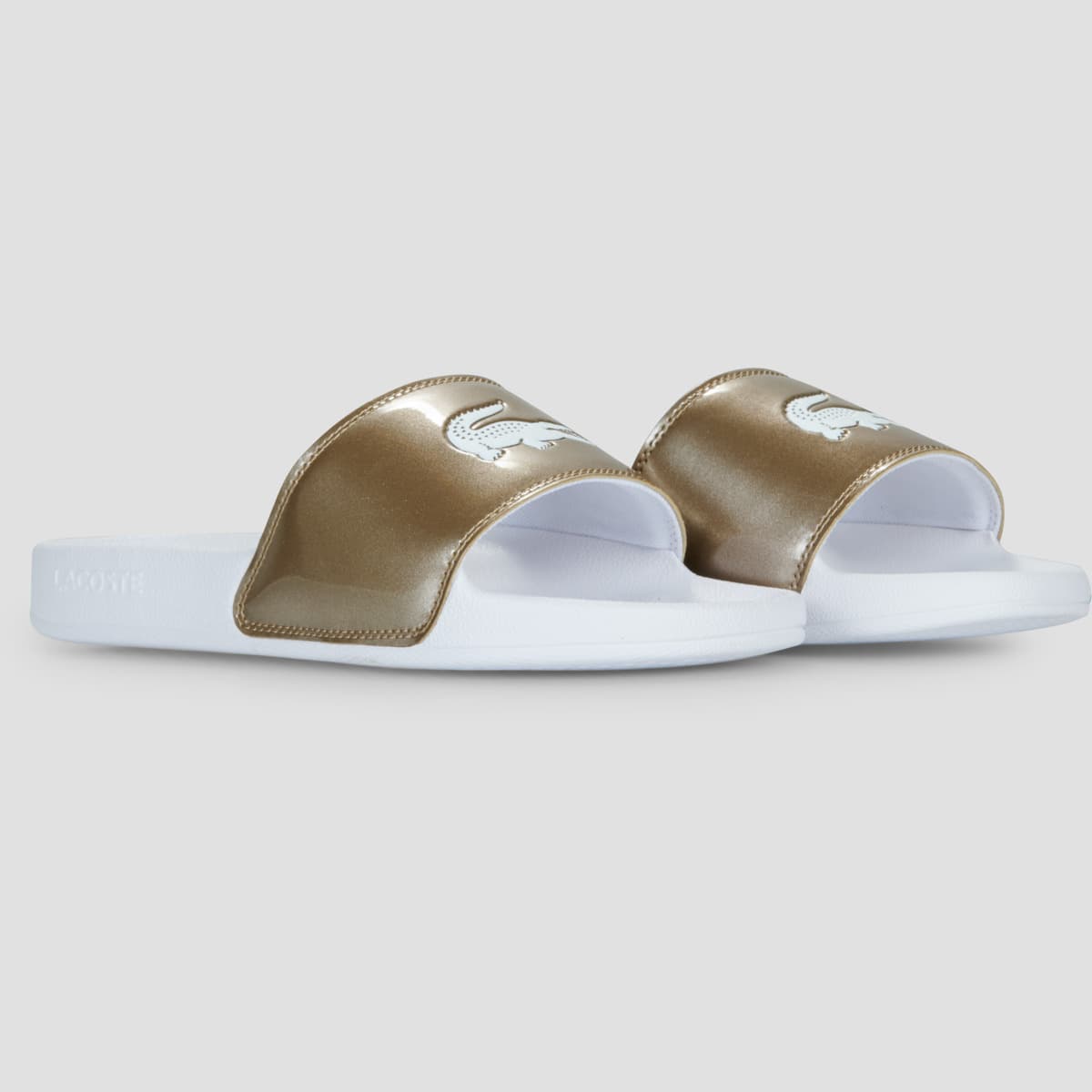 Women's Flip Flops Lacoste Gold