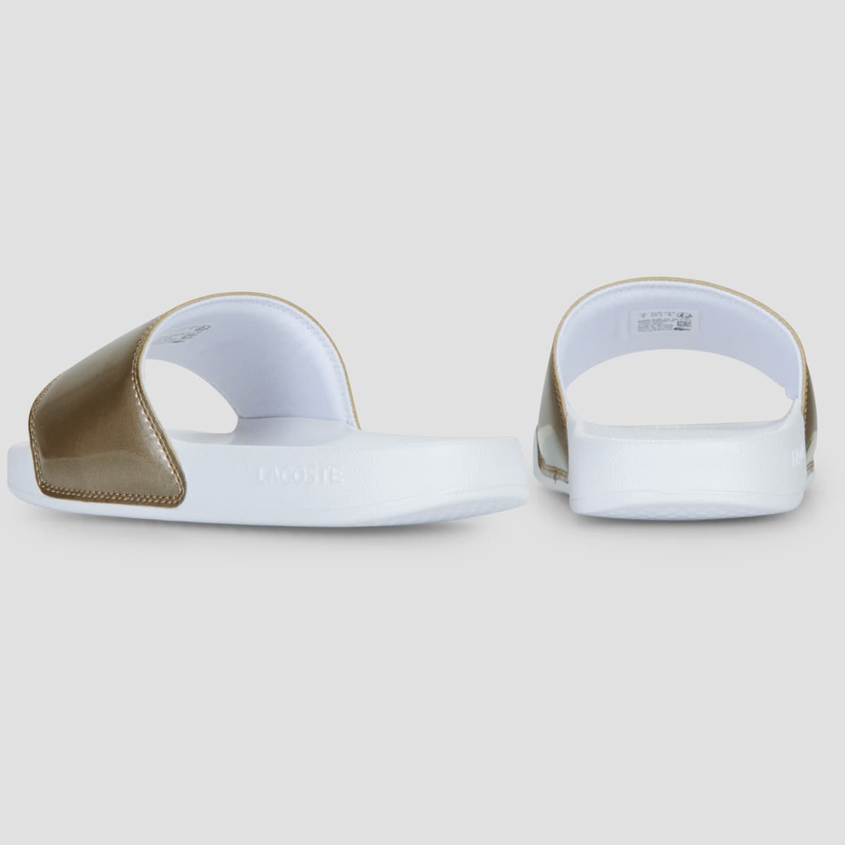 Women's Flip Flops Lacoste Gold
