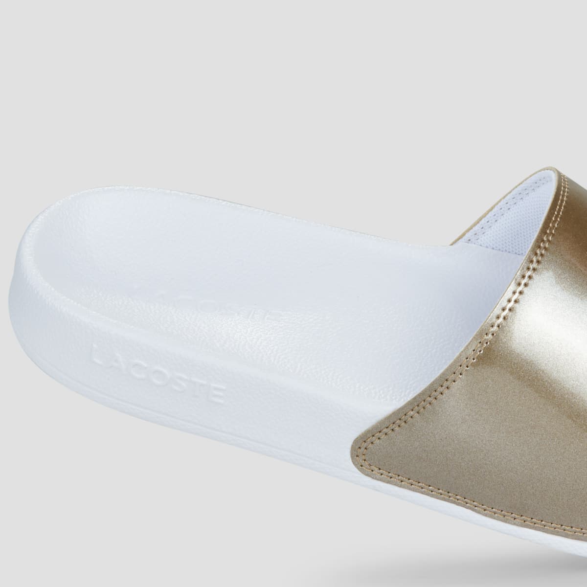 Women's Flip Flops Lacoste Gold