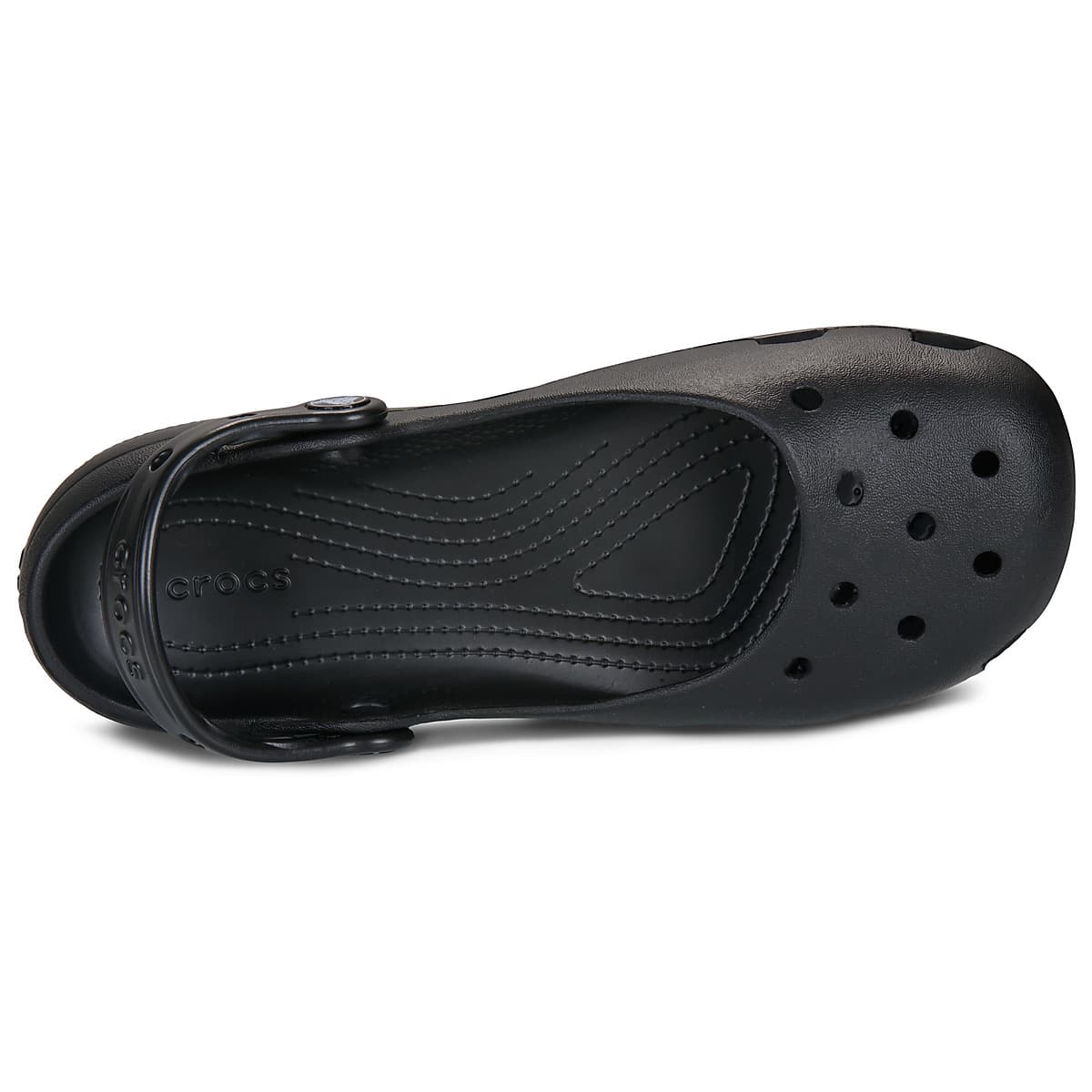 Women's Ballet Flats Crocs Black