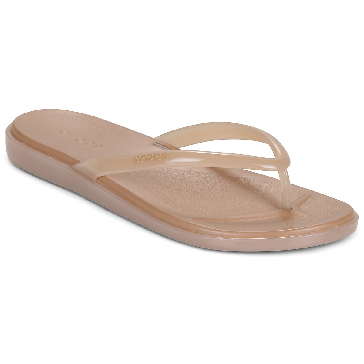 Women's Flip Flops Crocs Beige