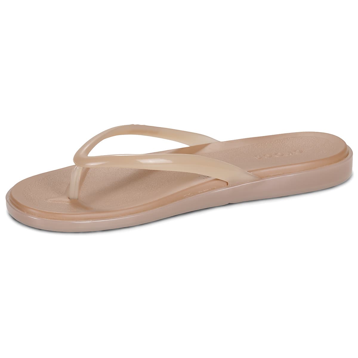 Women's Flip Flops Crocs Beige