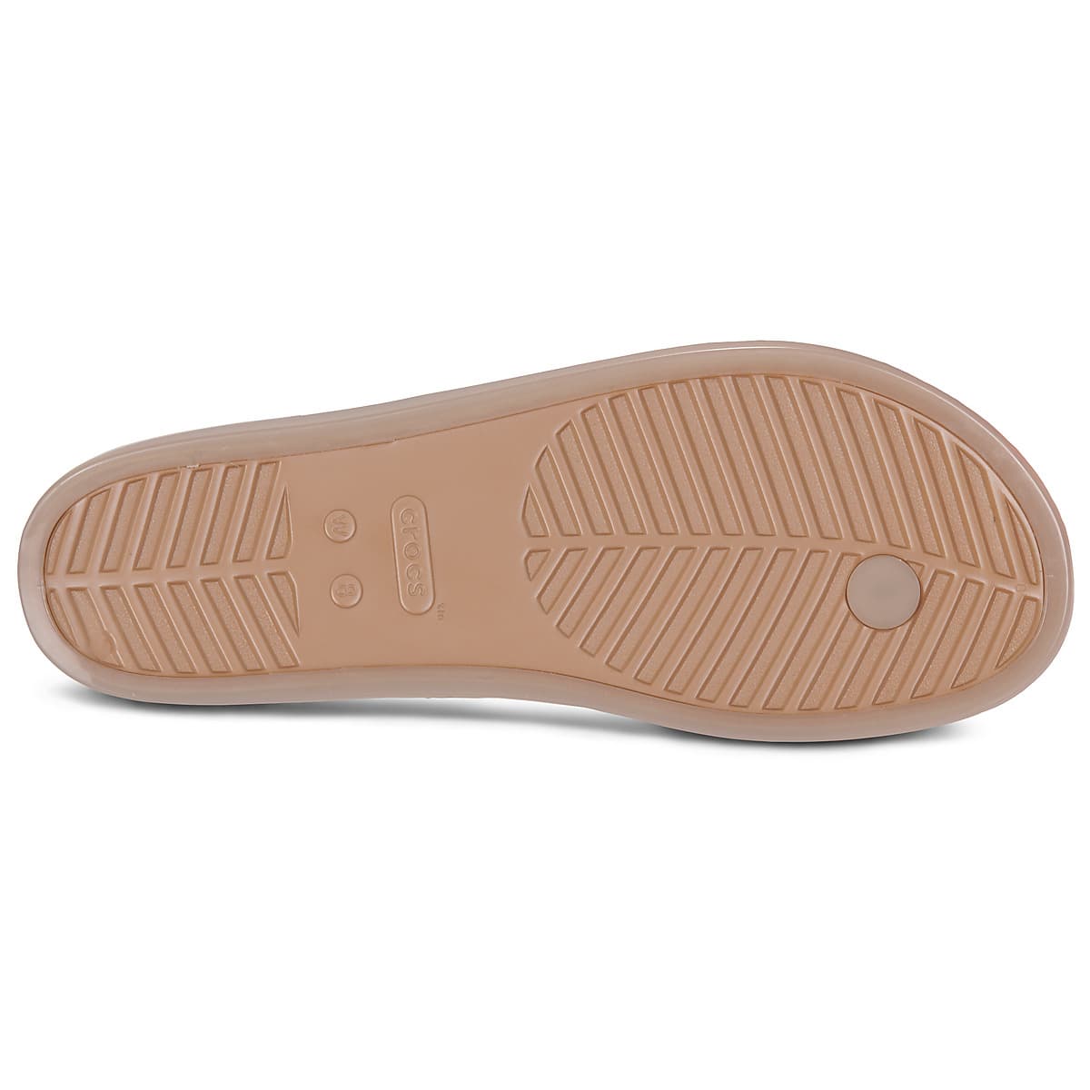 Women's Flip Flops Crocs Beige