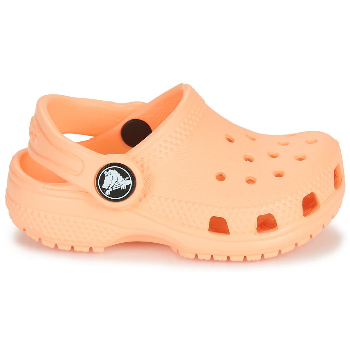 Crocs Classic Clog Βρεφικά Πορτοκαλί Πέδιλα Σαμπώ