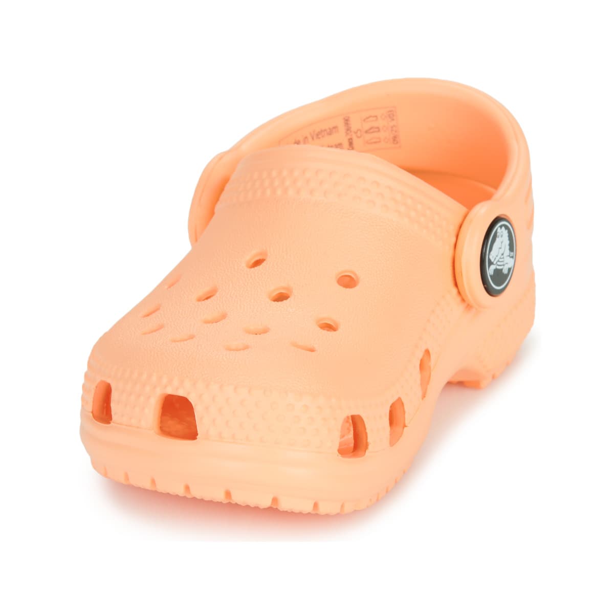 Crocs Classic Clog Βρεφικά Πορτοκαλί Πέδιλα Σαμπώ