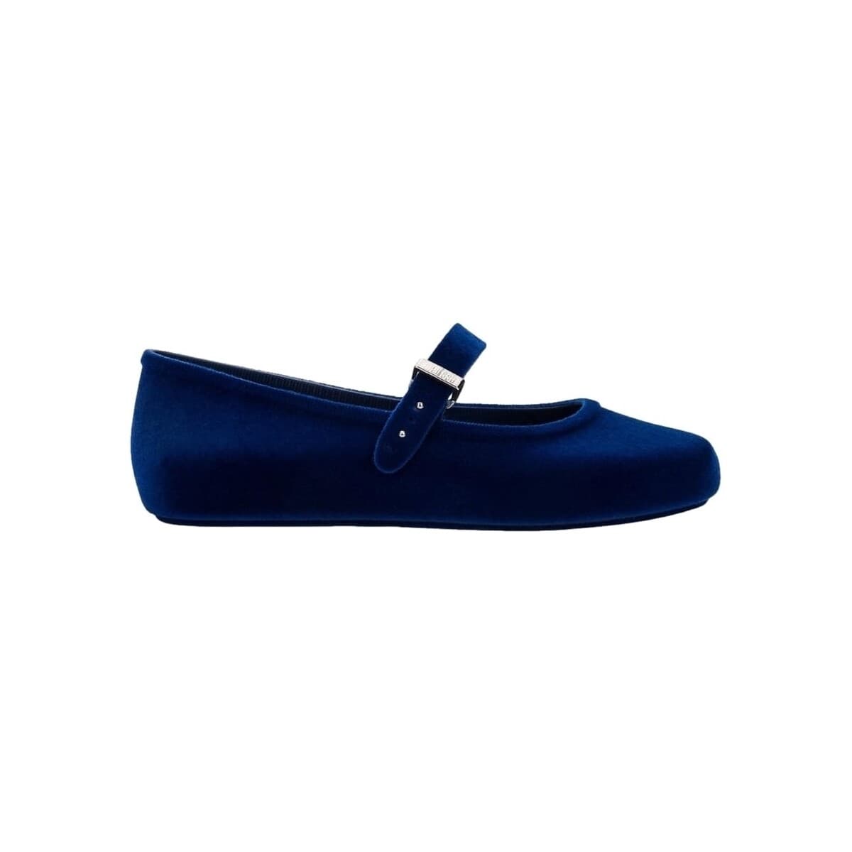 Μπαλαρίνες Melissa Soft Ballerina Velvet II - Blue Flocked