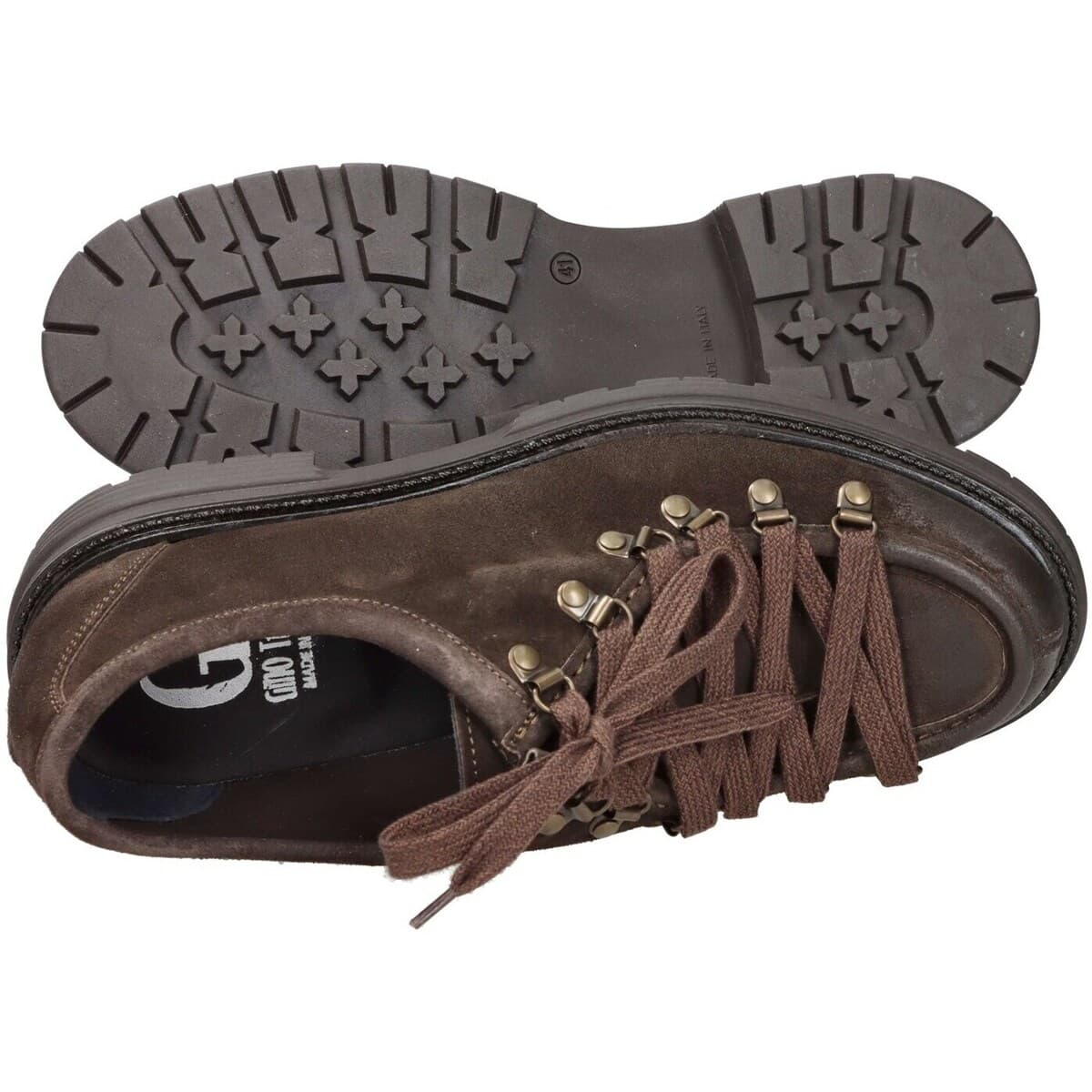 Men's Outdoor Shoes Gino Tagli Brown