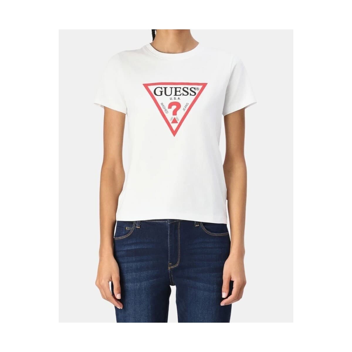 Women's T-Shirts Guess White