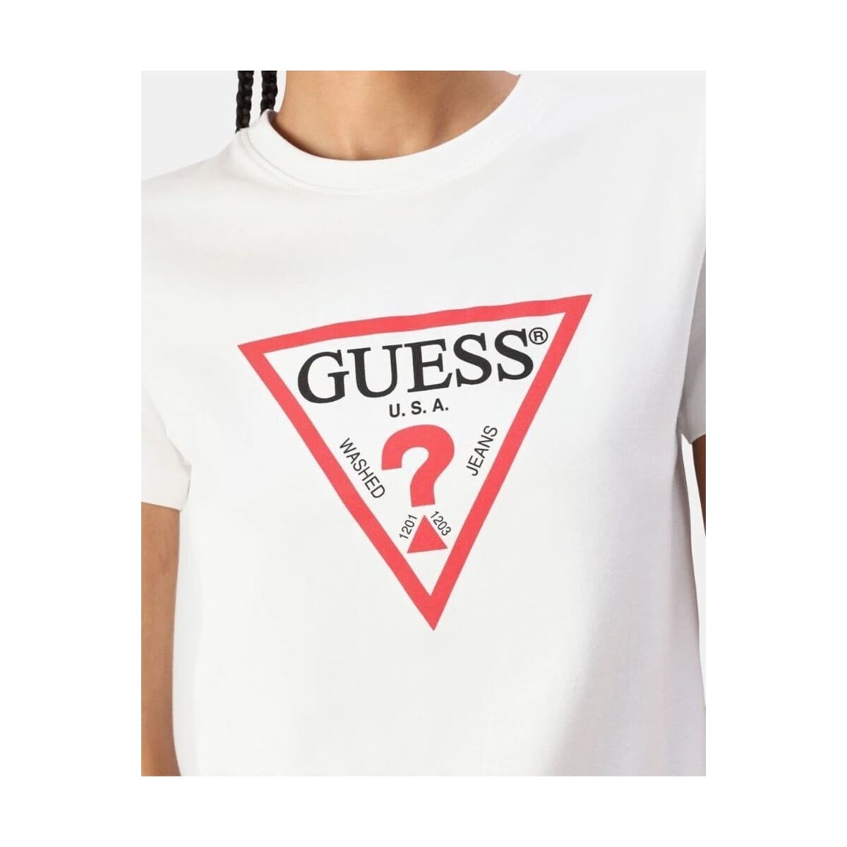 Women's T-Shirts Guess White
