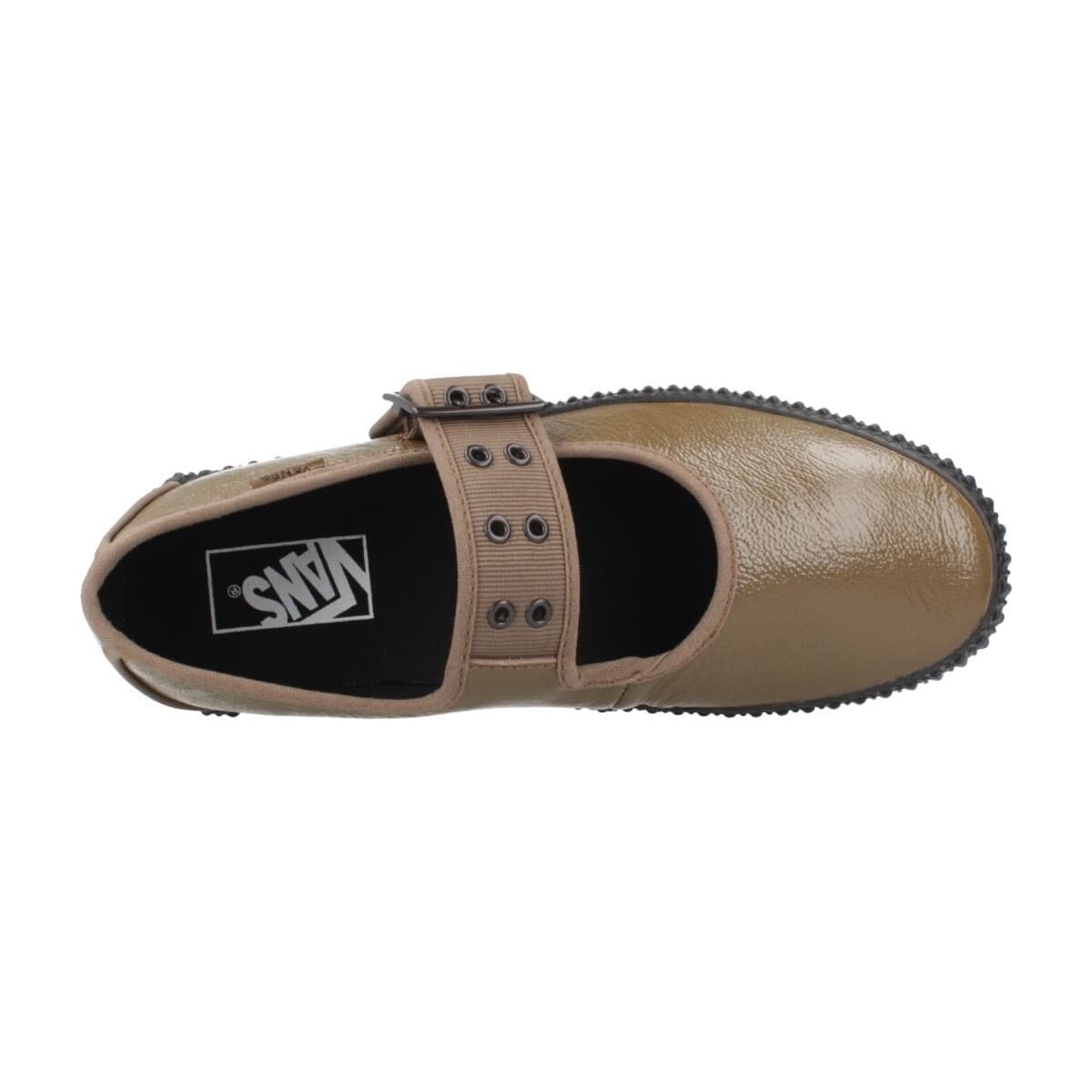 Women's Ballet Flats Vans Brown