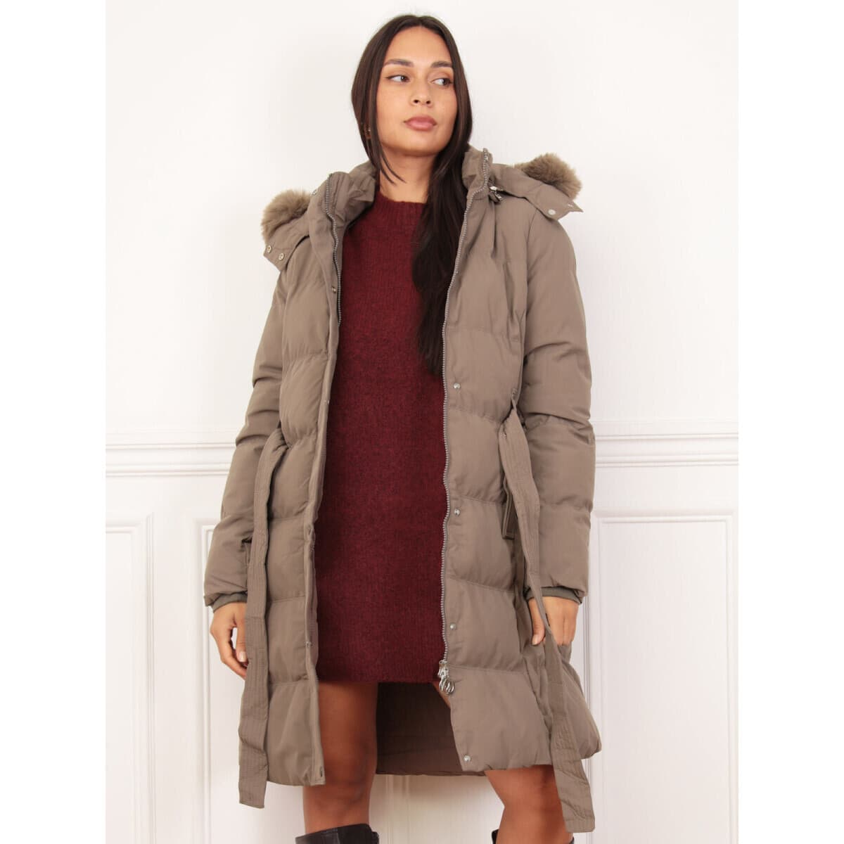 Women's Coats La Modeuse Beige