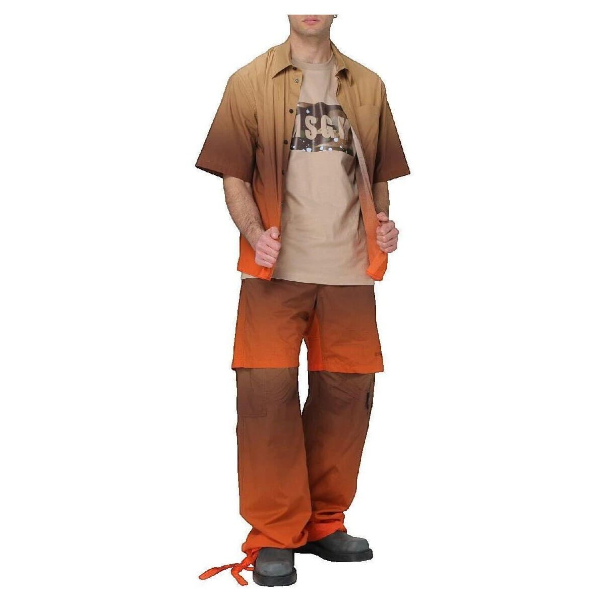 Men's Shorts Msgm Beige