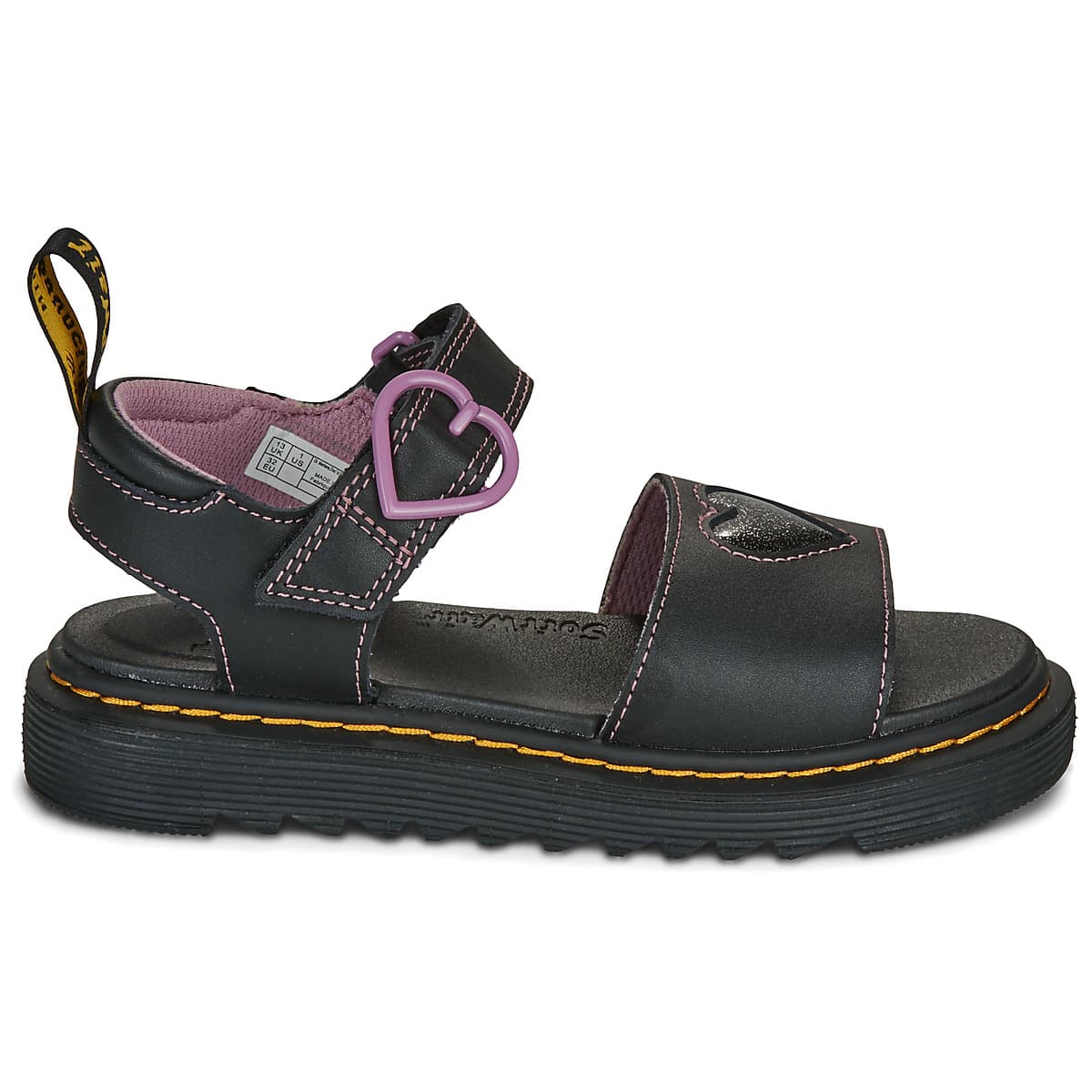 Girls' Sandals Dr. Martens Black