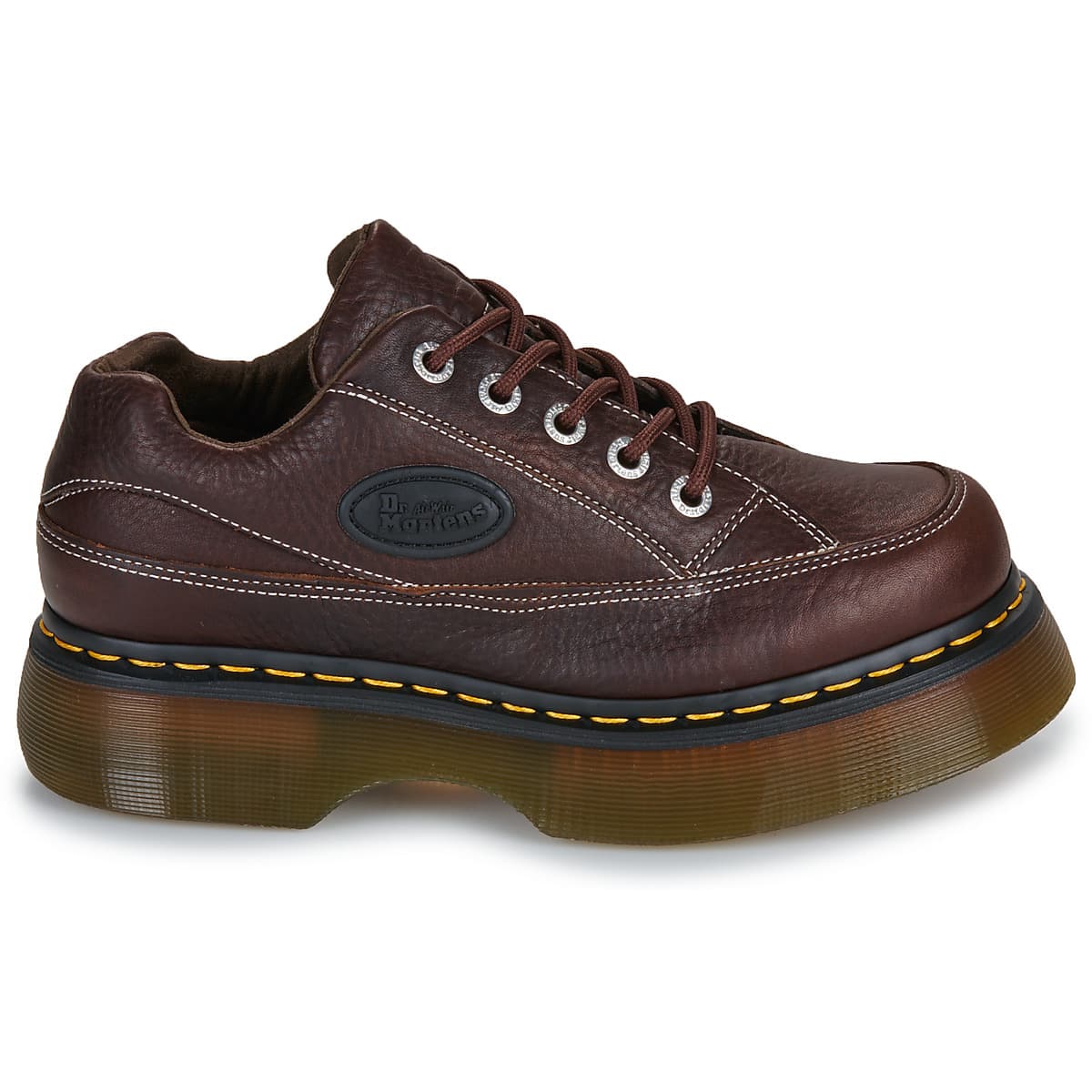 Women's Derby Shoes Dr. Martens Brown