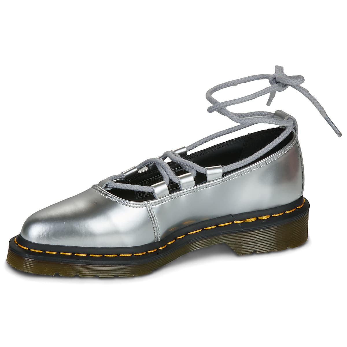 Women's Ballet Flats Dr. Martens Silver