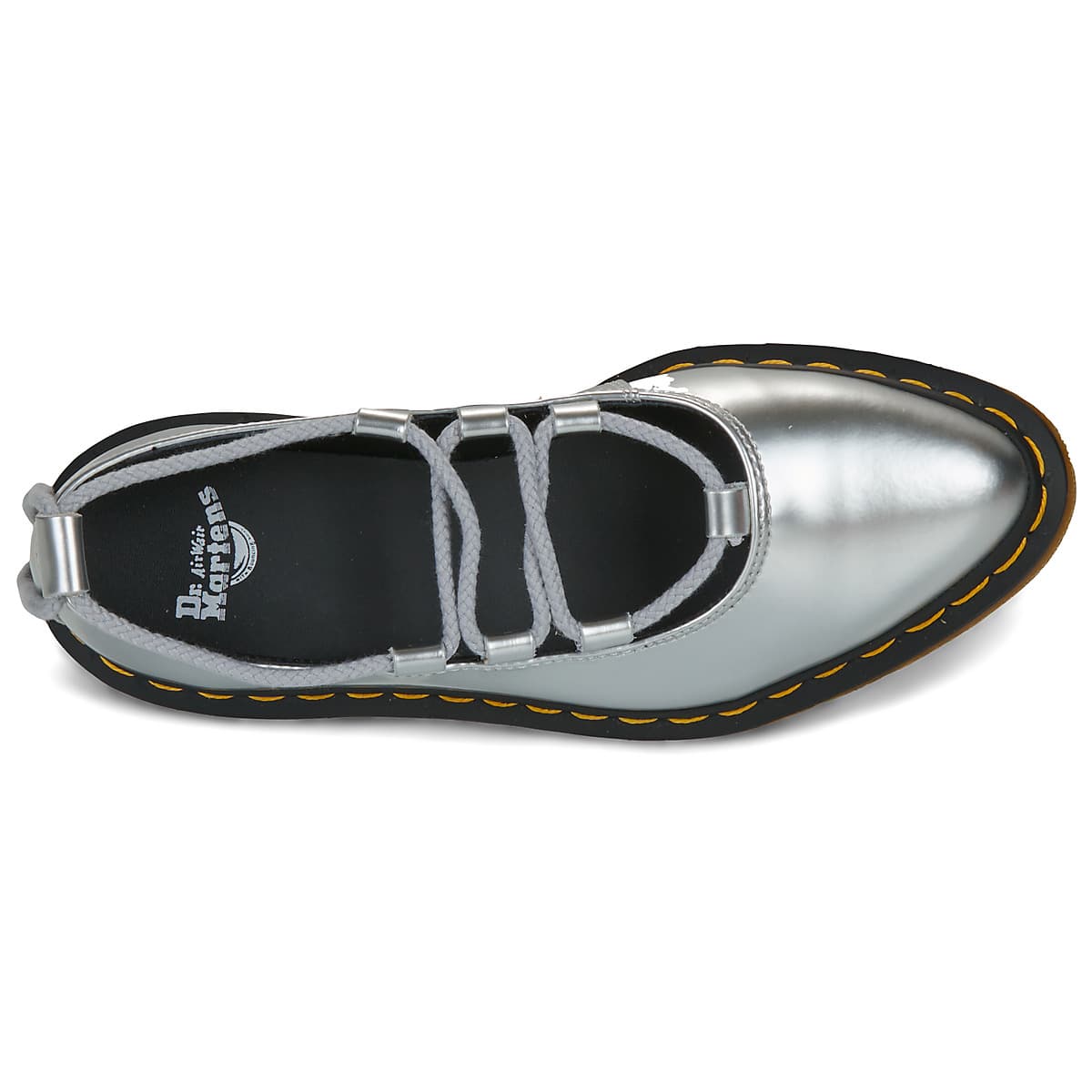 Women's Ballet Flats Dr. Martens Silver