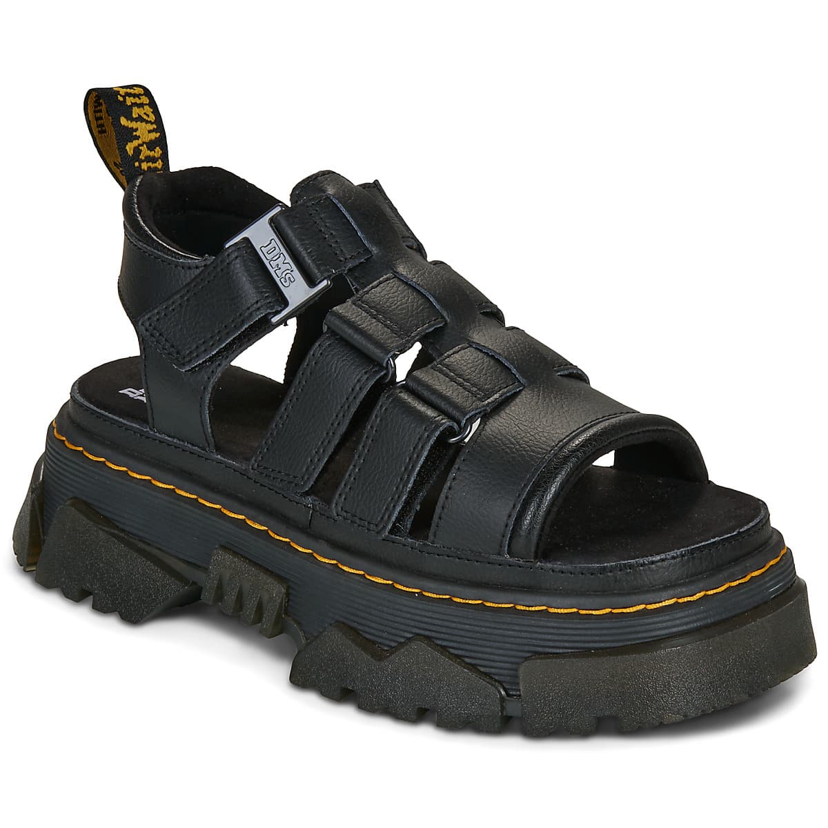 Women's Platforms Dr. Martens Black