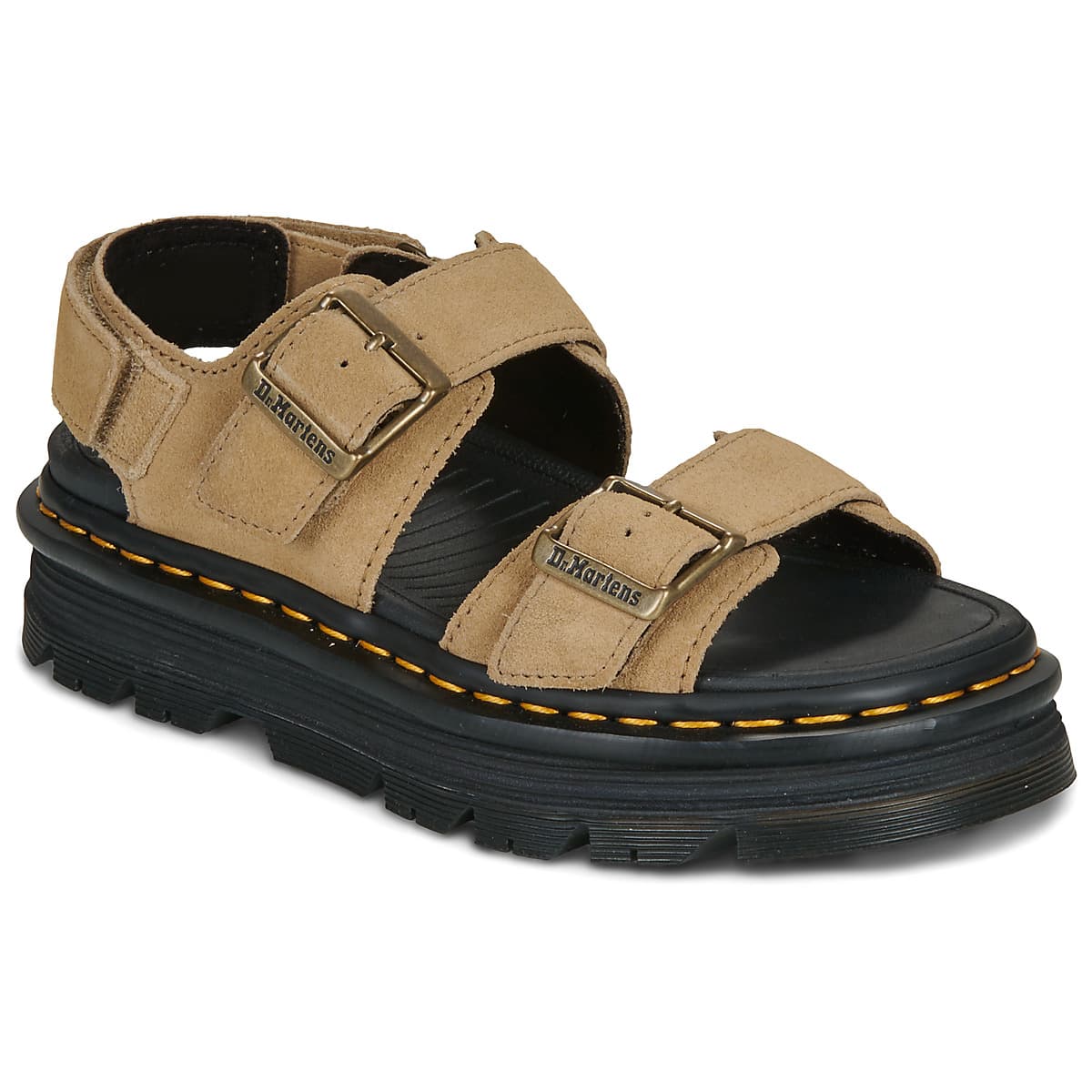 Σανδάλια με πλατφόρμα Dr. Martens ZebZag Sandal Savannah Tan EH Suede