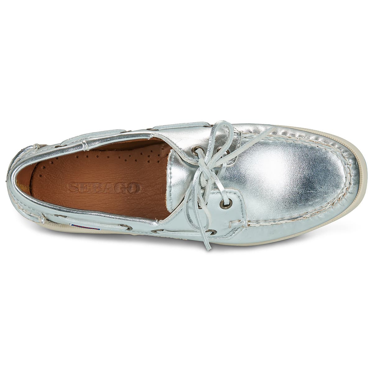 Women's Loafers Sebago Silver