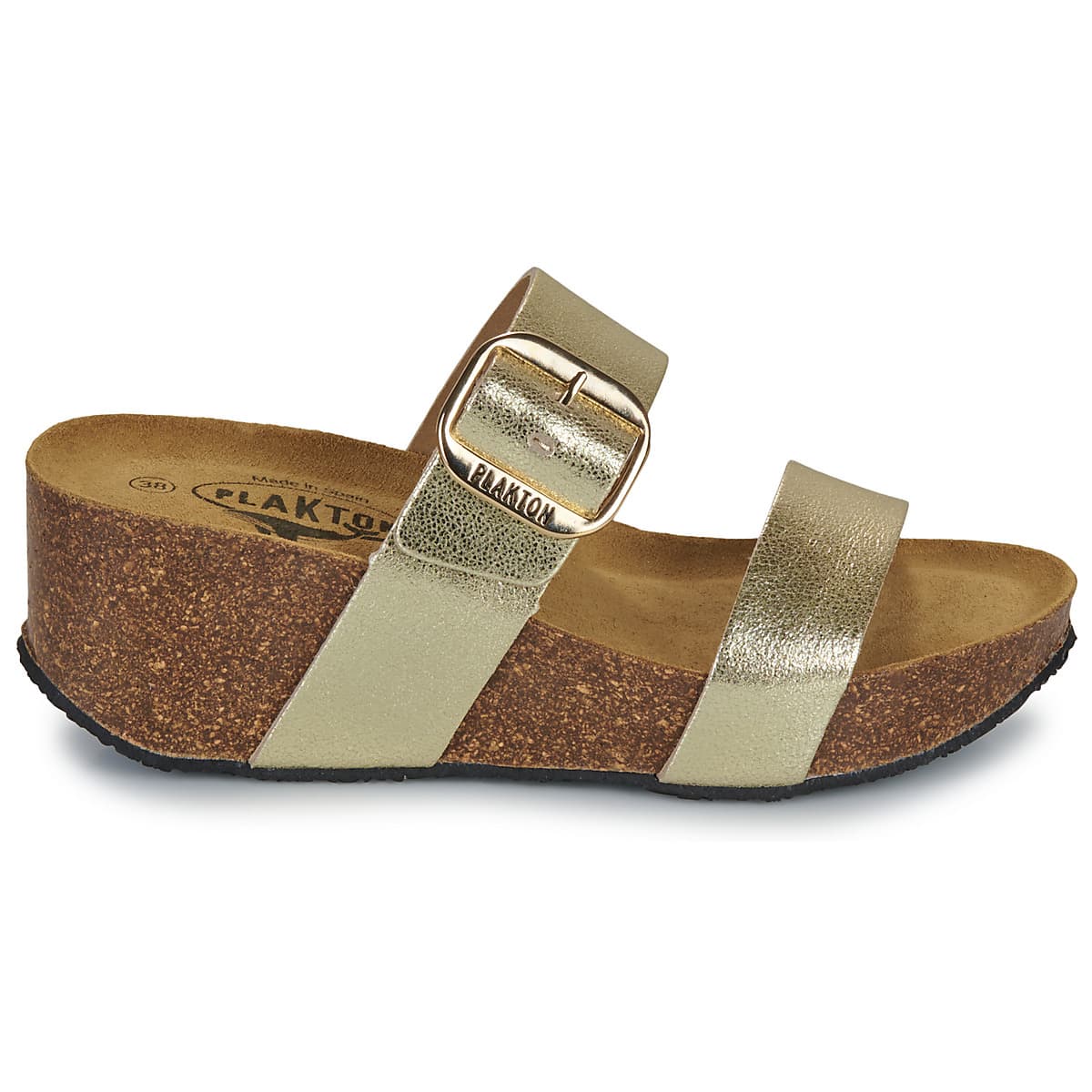 Women's Mules Plakton Gold