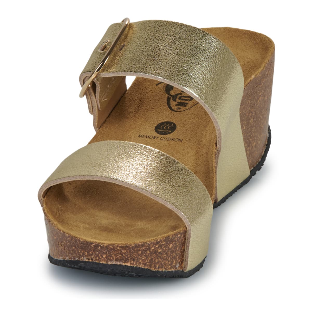 Women's Mules Plakton Gold