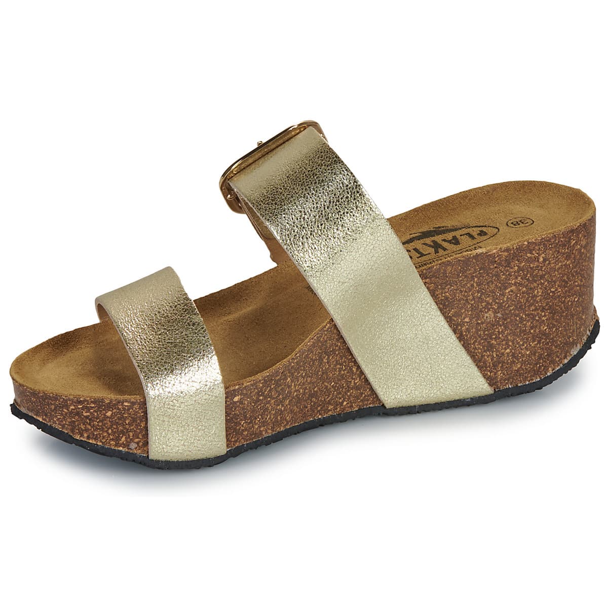Women's Mules Plakton Gold