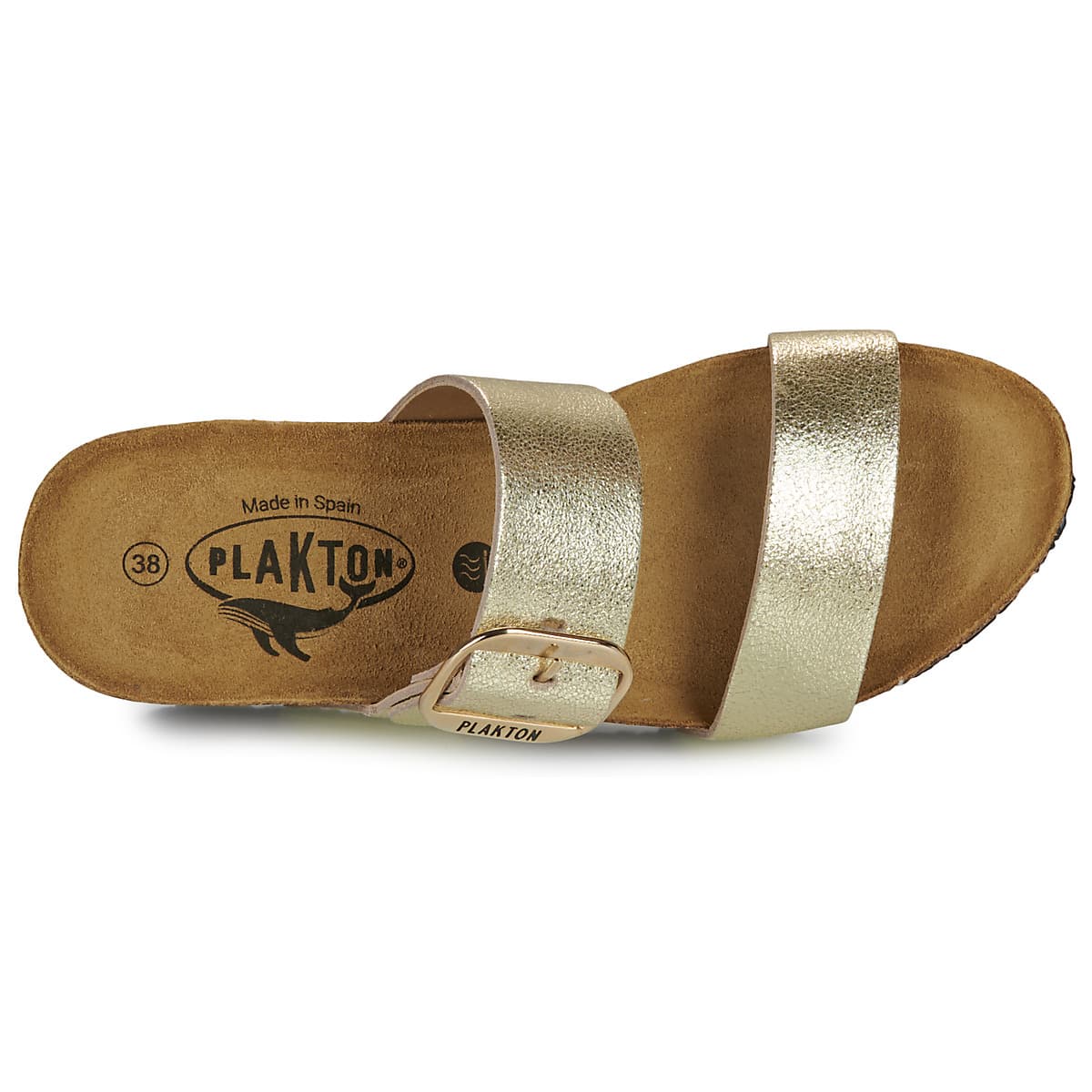 Women's Mules Plakton Gold