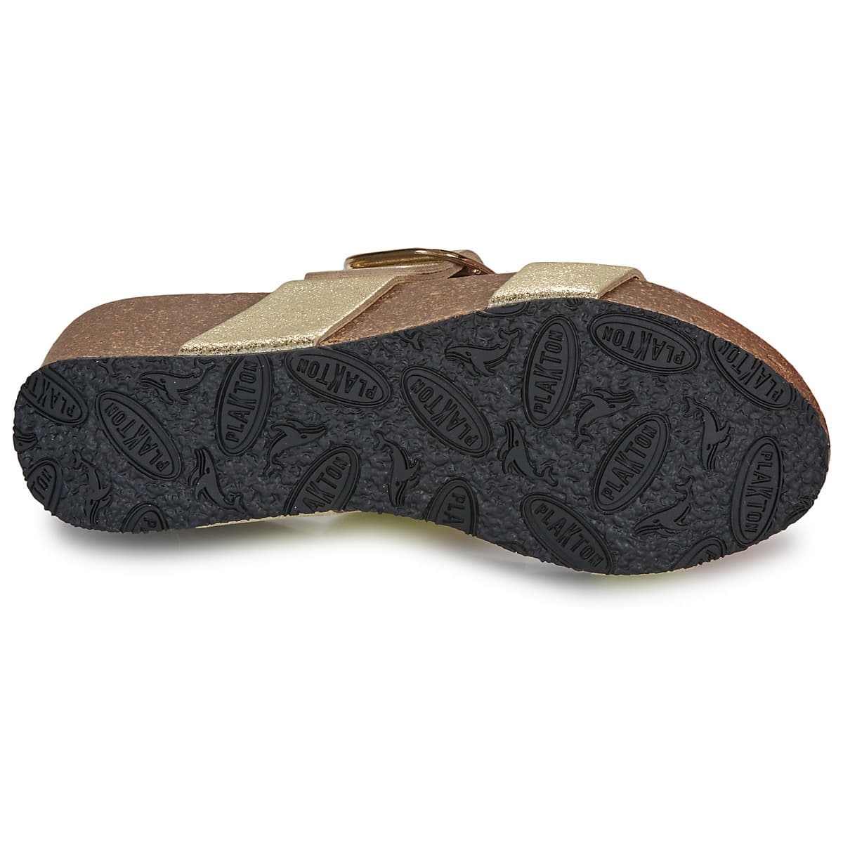 Women's Mules Plakton Gold