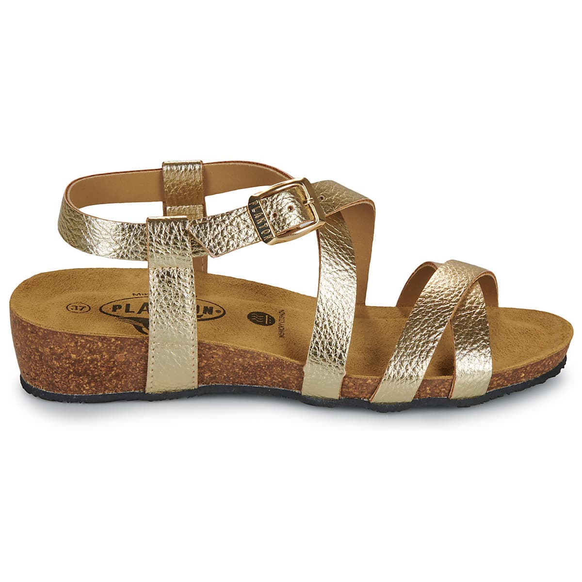 Women's Platforms Plakton Gold