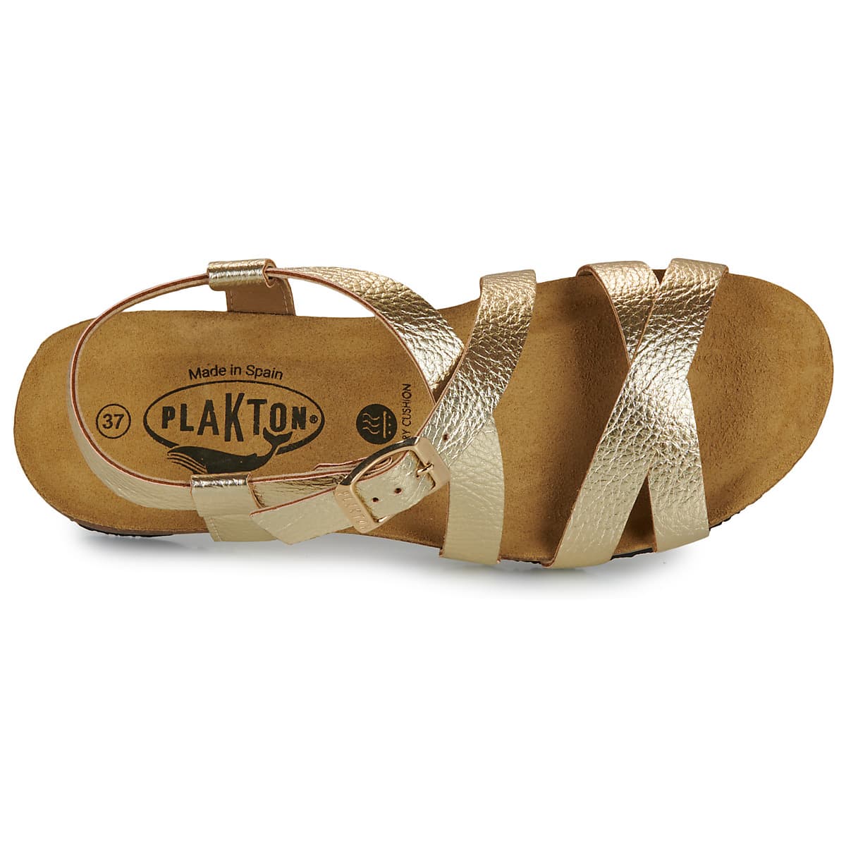 Women's Platforms Plakton Gold