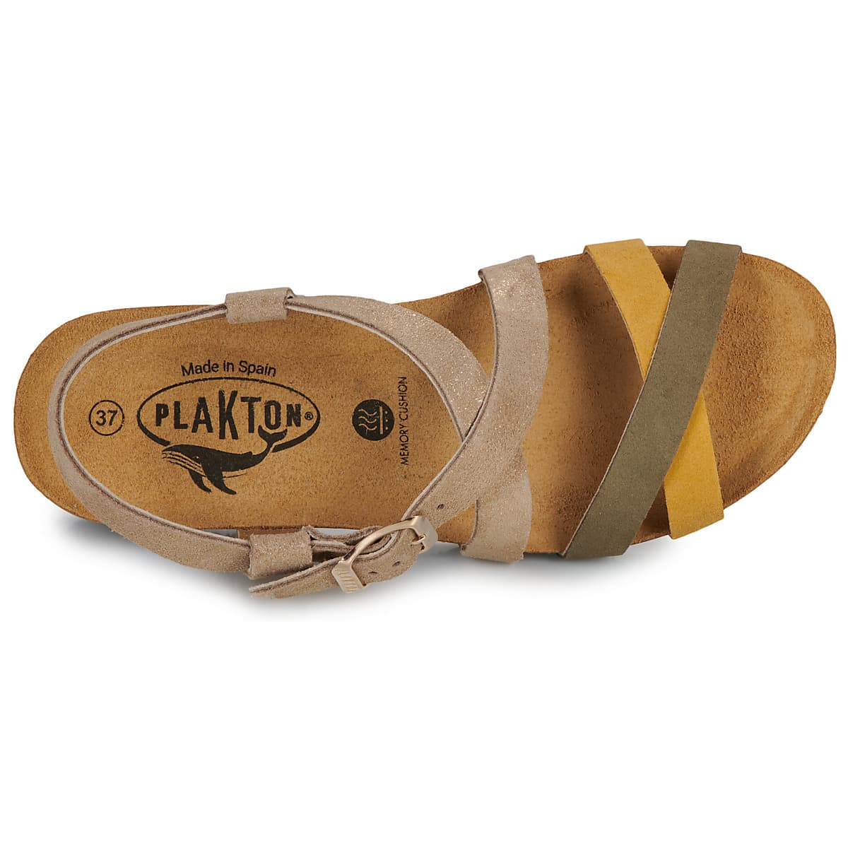 Women's Platforms Plakton Khaki