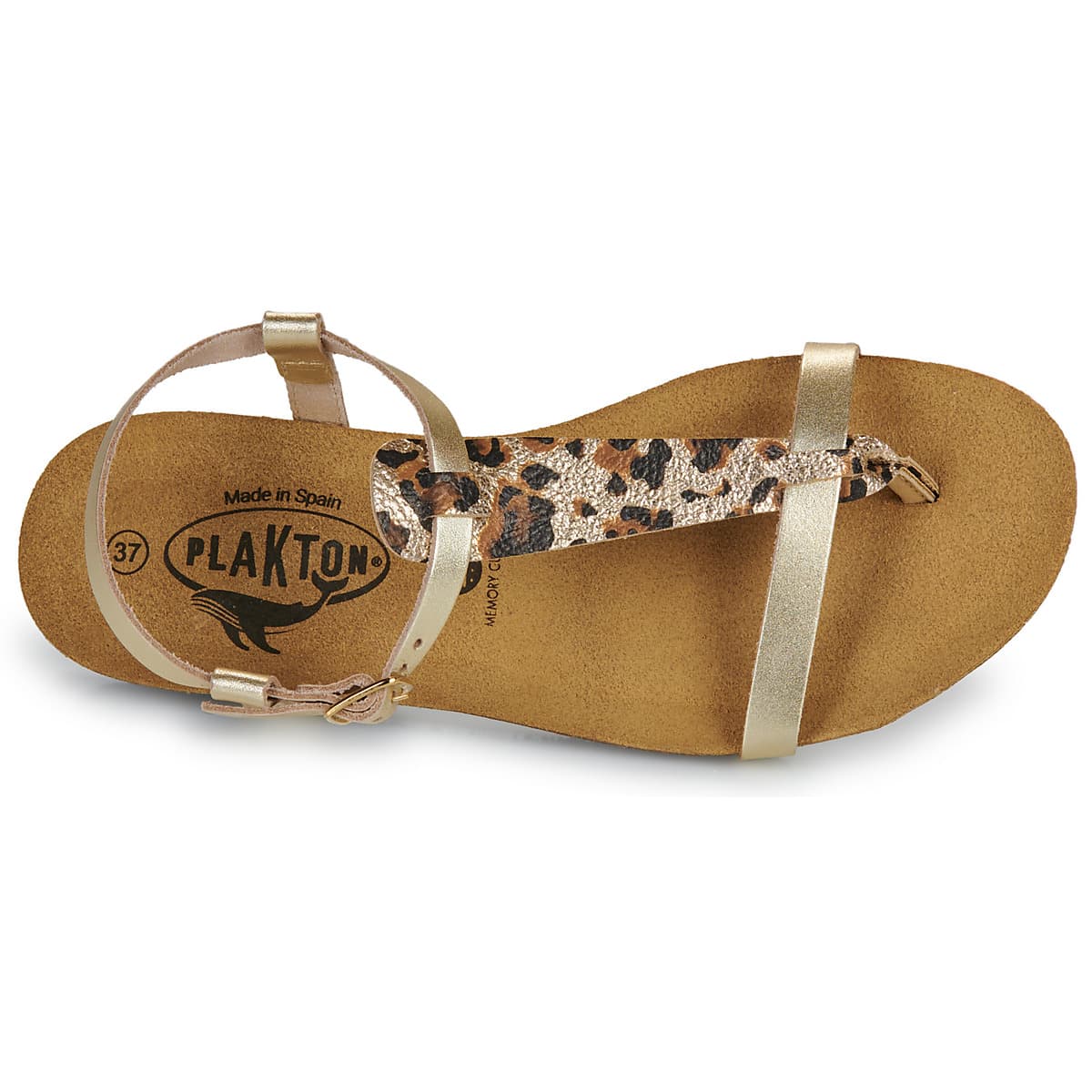 Women's Sandals Plakton Gold