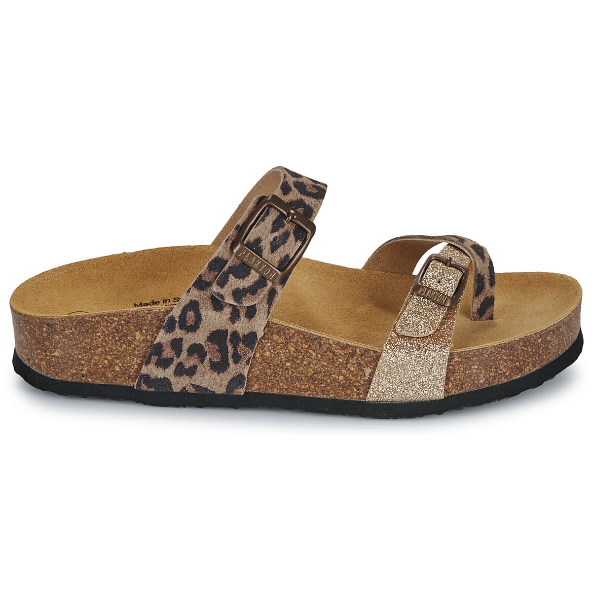 Women's Mules Plakton Gold