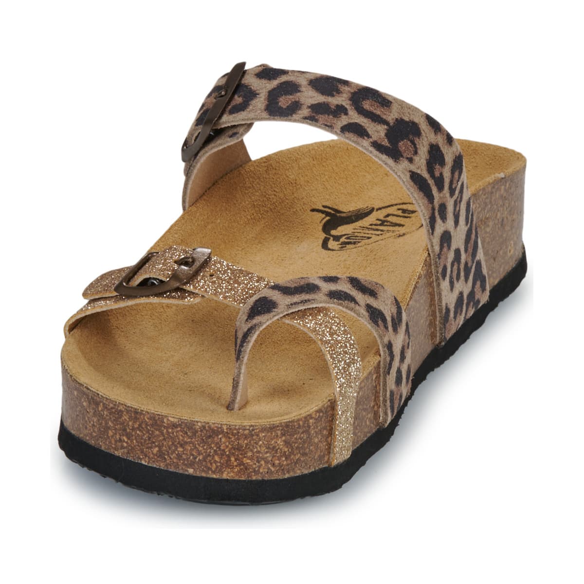 Women's Mules Plakton Gold