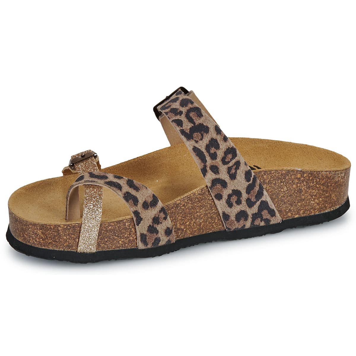 Women's Mules Plakton Gold